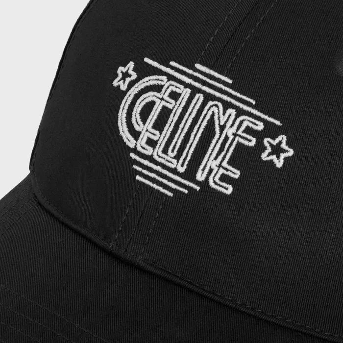 Celine Hats And Soft Accessories Celine Wiltern Baseball Cap In Cotton 8211 Black 8211 Men