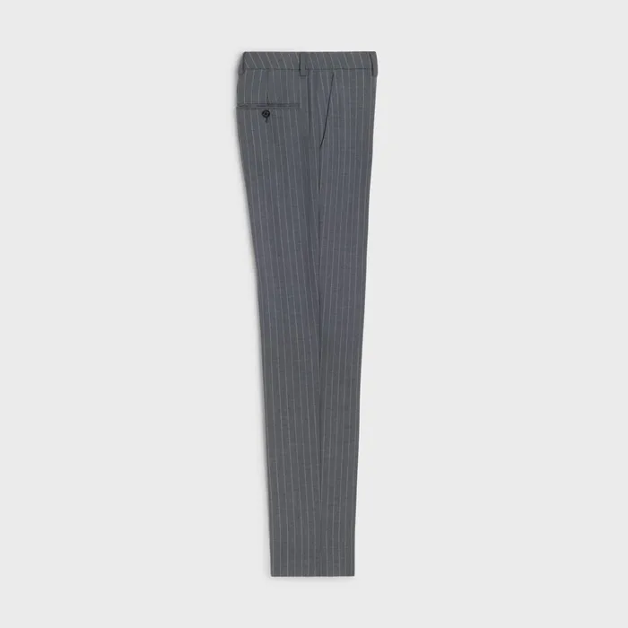 Celine Jackets and Trousers Classic Pants In Striped Wool 8211 GRISCRAIE 8211 Men