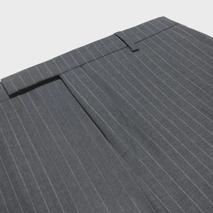 Celine Jackets and Trousers Classic Pants In Striped Wool 8211 GRISCRAIE 8211 Men