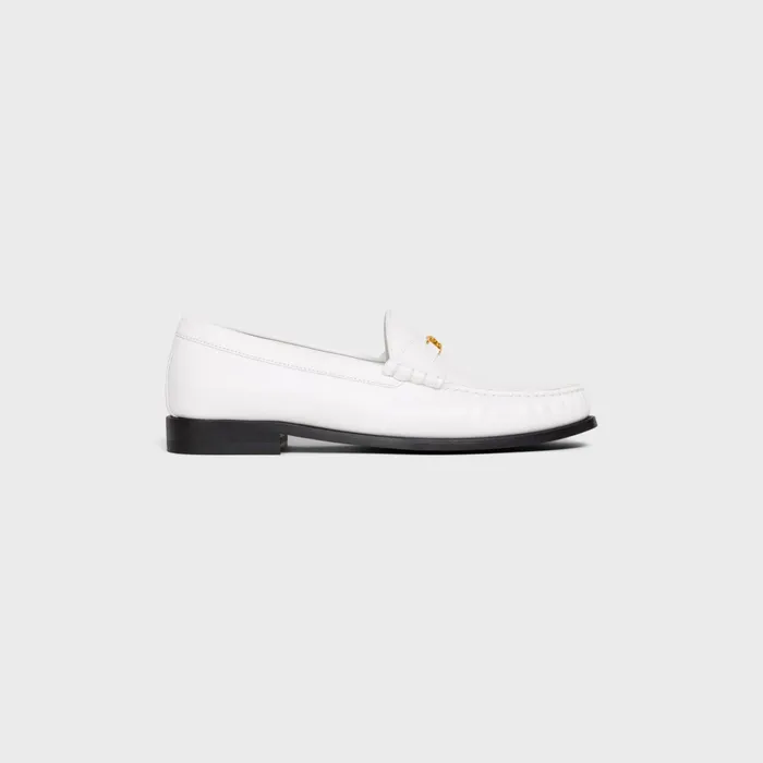 Celine Loafers and Mocassins CELINE LUCO Triomphe Loafer In POLISHED BULLSKIN 8211 White 8211 Men Celine Loafers and Mocassins CELINE LUCO Triomphe Loafer In POLISHED BULLSKIN 8211 White 8211 Men