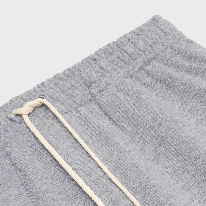 Celine Pants And Shorts CELINEEMBROIDERED TRACK PANTS IN COTTON 8211 Grey Black 8211 Men