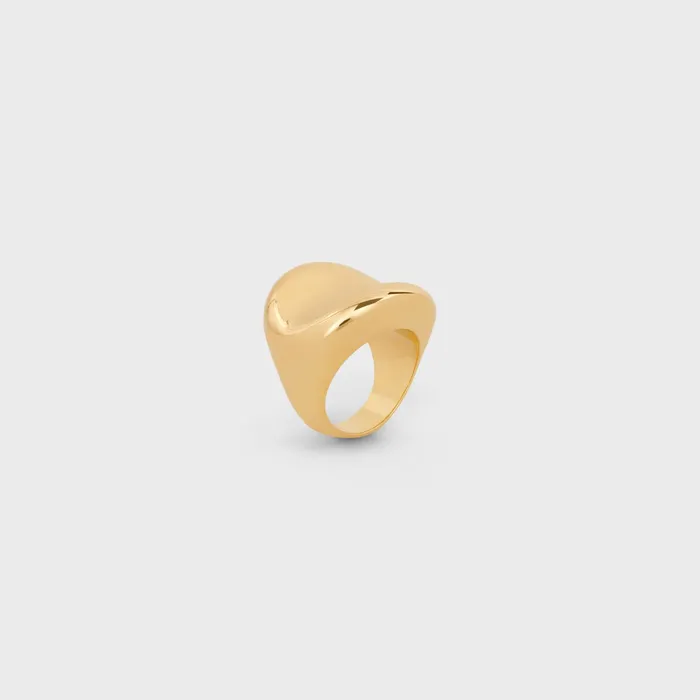 Celine Rings Formes Abstraites Cosmos Ring In Brass With Gold Finish 8211 Gold 8211 Women
