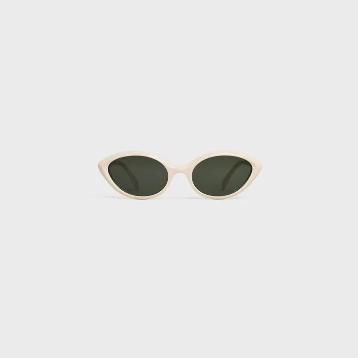 Celine Sunglasses Cat Eye S264 Sunglasses In Acetate 8211 Ivory 8211 Women