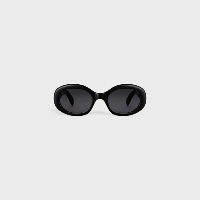 Celine Sunglasses Triomphe 01 Sunglasses In Acetate 8211 Black 8211 Women