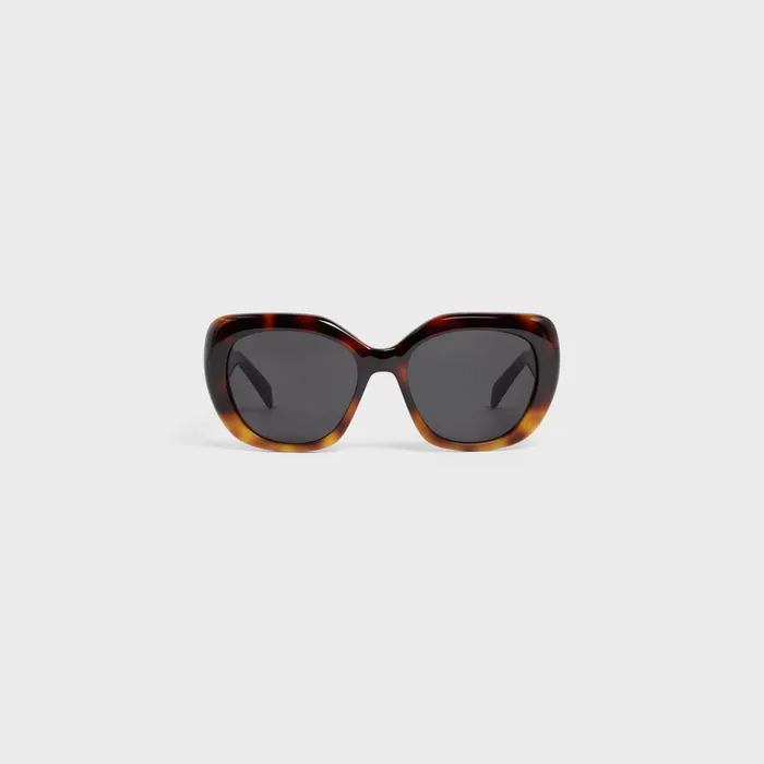 Celine Sunglasses Triomphe 06 Sunglasses In Acetate 8211 Gradient Havana 8211 Women