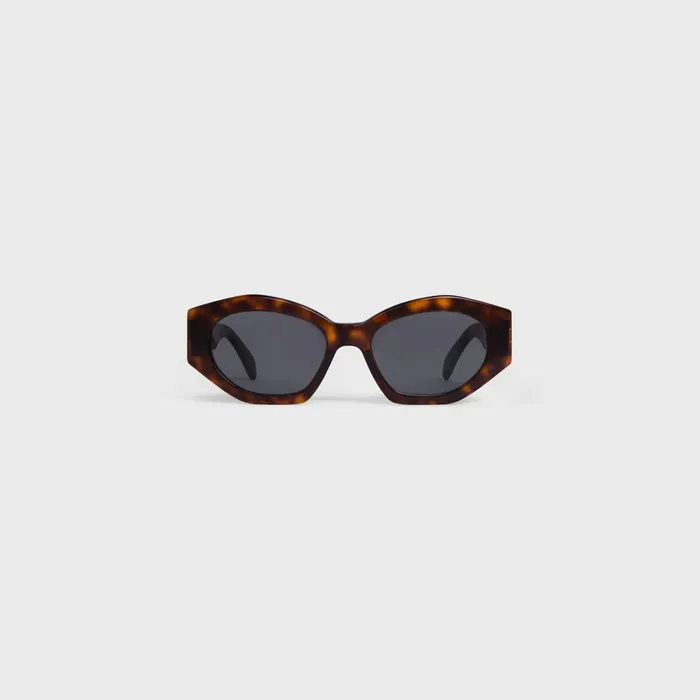 Celine Sunglasses Triomphe 08 Sunglasses In Acetate 8211 Red Havana 8211 Women