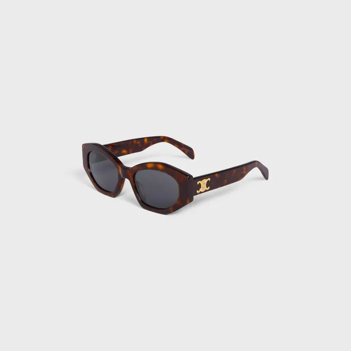 Celine Sunglasses Triomphe 08 Sunglasses In Acetate 8211 Red Havana 8211 Women
