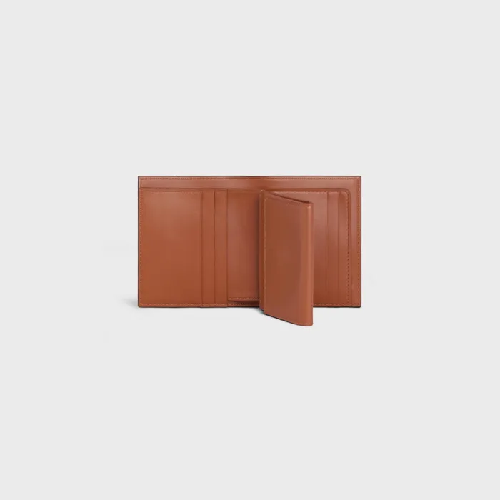 Celine Wallets Small Strap Wallet In Triomphe Canvas And Lambskin 8211 Tan 8211 Women Celine Wallets Small Strap Wallet In Triomphe Canvas And Lambskin 8211 Tan 8211 Women