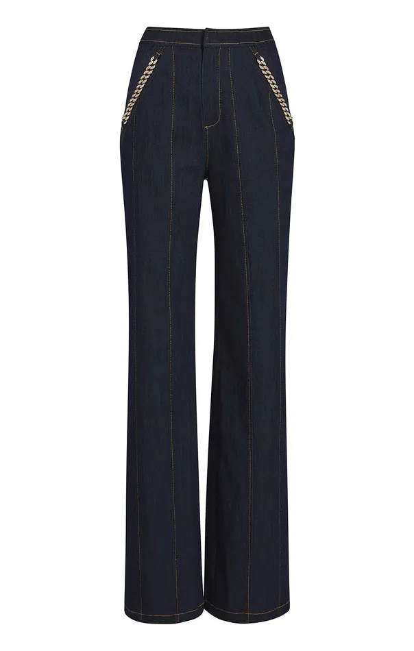 Chaya Pant Indigo Women Bottoms Cinq Sept