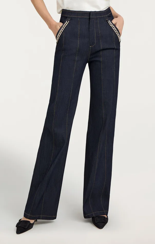 Chaya Pant Indigo Women Bottoms Cinq Sept