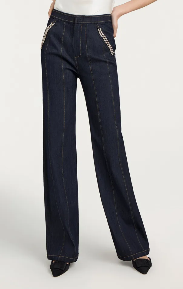 Chaya Pant Indigo Women Bottoms Cinq Sept