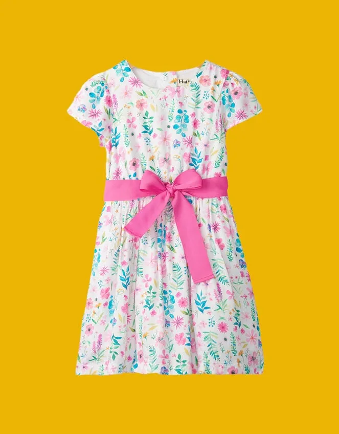 Children Hatley Flower Garden Dress White Monsoon Dresses