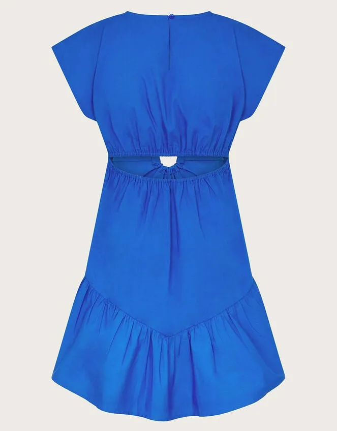 Children ORing CutOut Dress Blue Monsoon Dresses