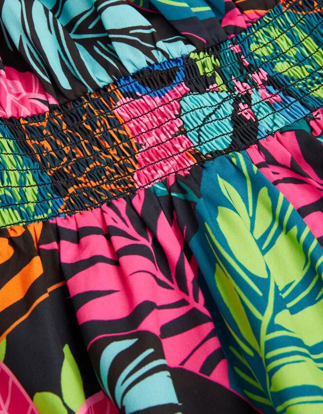 Children Palm Print Playsuit Multi Monsoon Beachwear and Swimwear