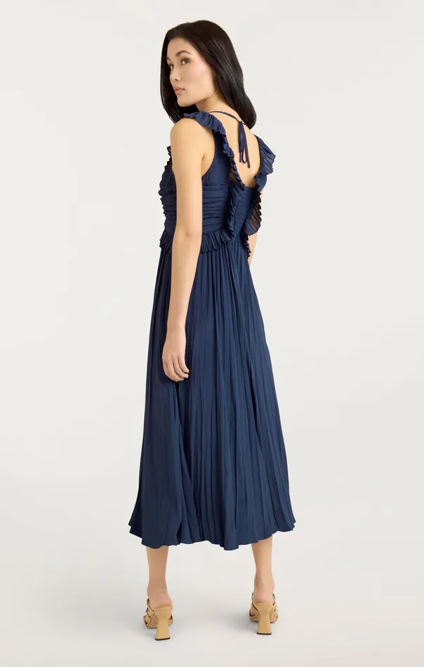 Cinq Sept Calloway Dress Navy Women Dresses