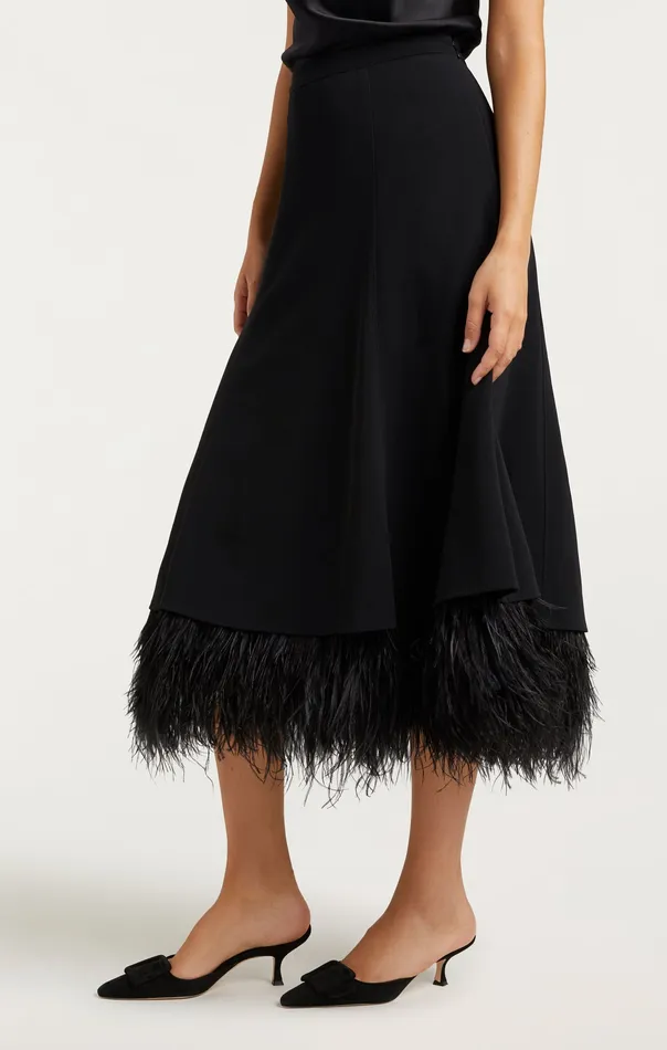 Cinq Sept Ryleigh Skirt Black Women Bottoms