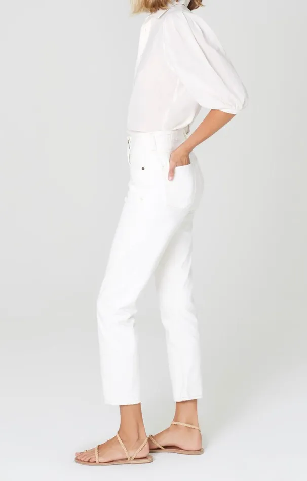 Cropped Women Citizens Of Humanity Charlotte Crop High Rise Straight Fit In Heirloom Heirloom