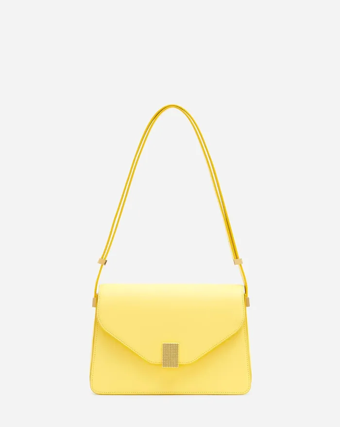 Crossbody Bags and Shoulder Bags Women LANVIN Concerto Leather Bag Corn