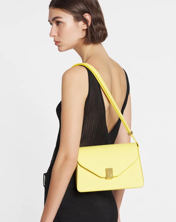 Crossbody Bags and Shoulder Bags Women LANVIN Concerto Leather Bag Corn