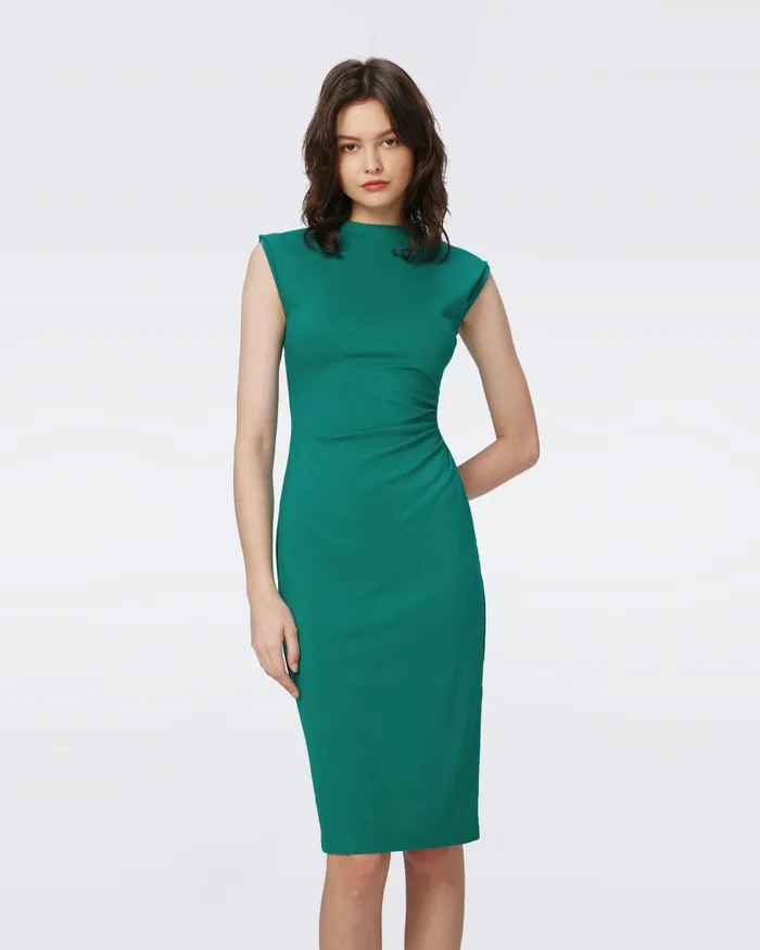 Darrius Dress Emerald Women DVF Dresses