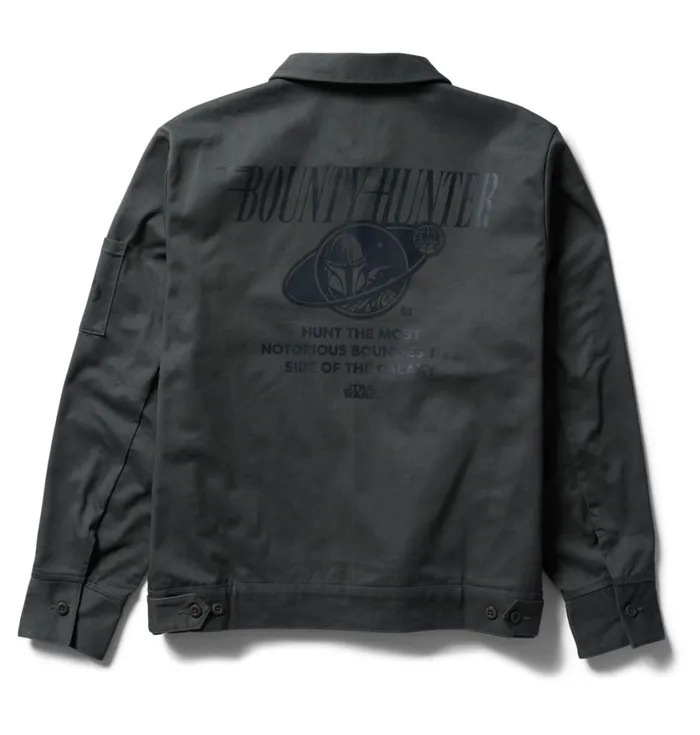 DC Shoes Jackets Men Star Wars DC Mando Bounty Hunter Workwear Jacket Dark Shadow