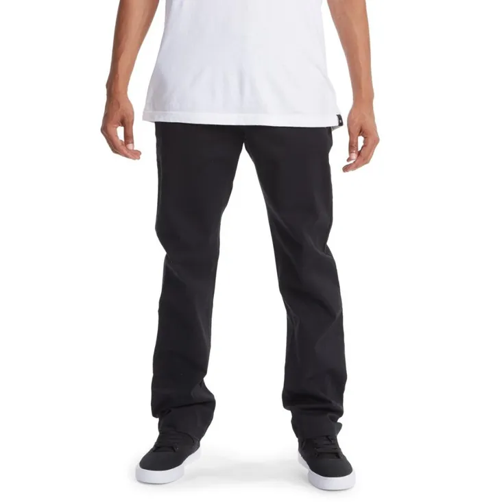 DC Shoes Pants Men Worker Chino Pants Black