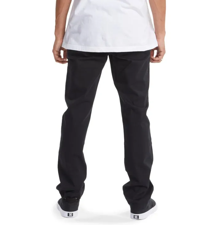DC Shoes Pants Men Worker Chino Pants Black