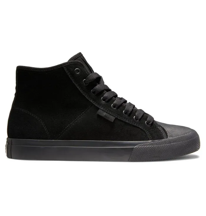 DC Shoes Skate Men Manual Hi RT High Top Skate Shoes Blackbattleshipblack