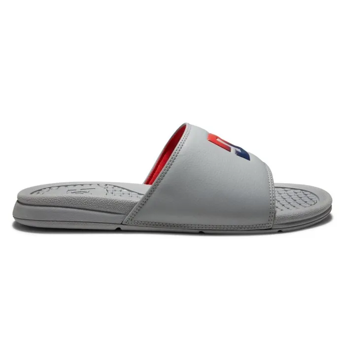 DC Shoes Slides Men Bolsa Slides Greyred