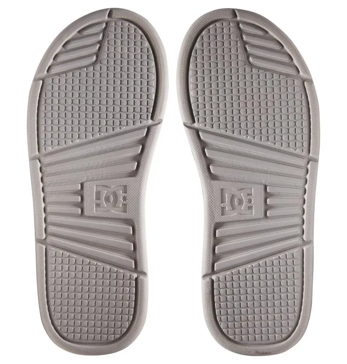 DC Shoes Slides Men Bolsa Slides Greyred