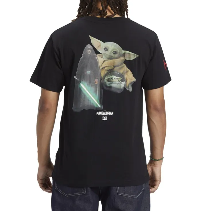 DC Shoes TShirts Men Star Wars DC Luke Glamour Shot TShirt Black