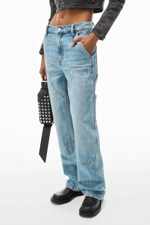 Denim Women Alexander Wang Ez Slouch Carpenter Jeans