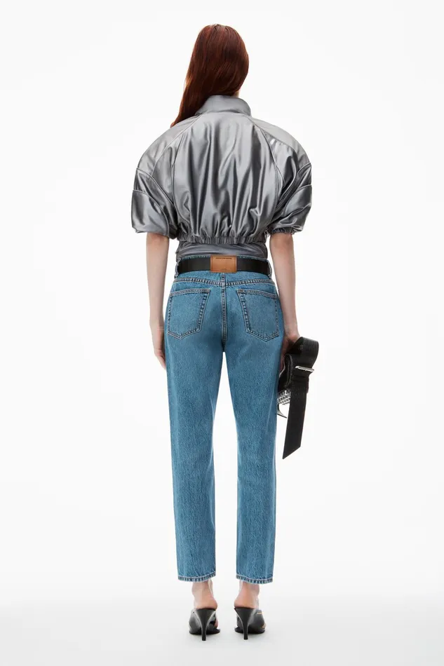 Denim Women Alexander Wang Og HighRise Stovepipe Jeans