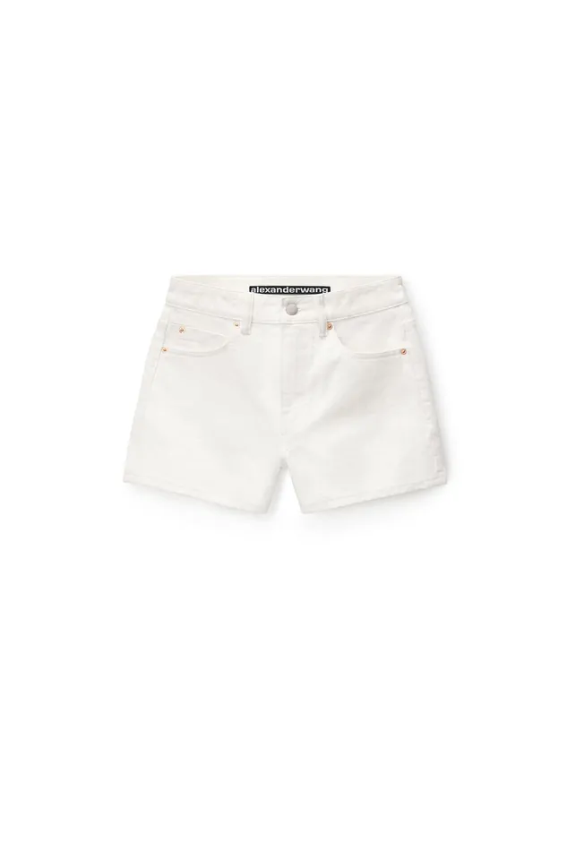 Denim Women Alexander Wang Shorty HighRise Short In Denim