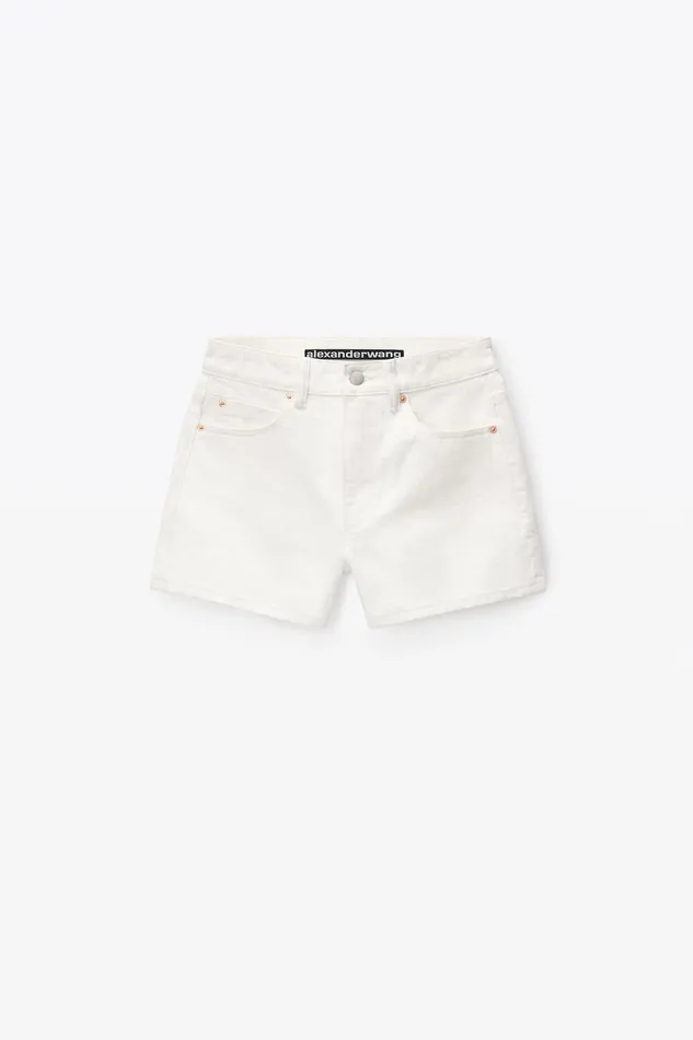 Denim Women Alexander Wang Shorty HighRise Short In Denim
