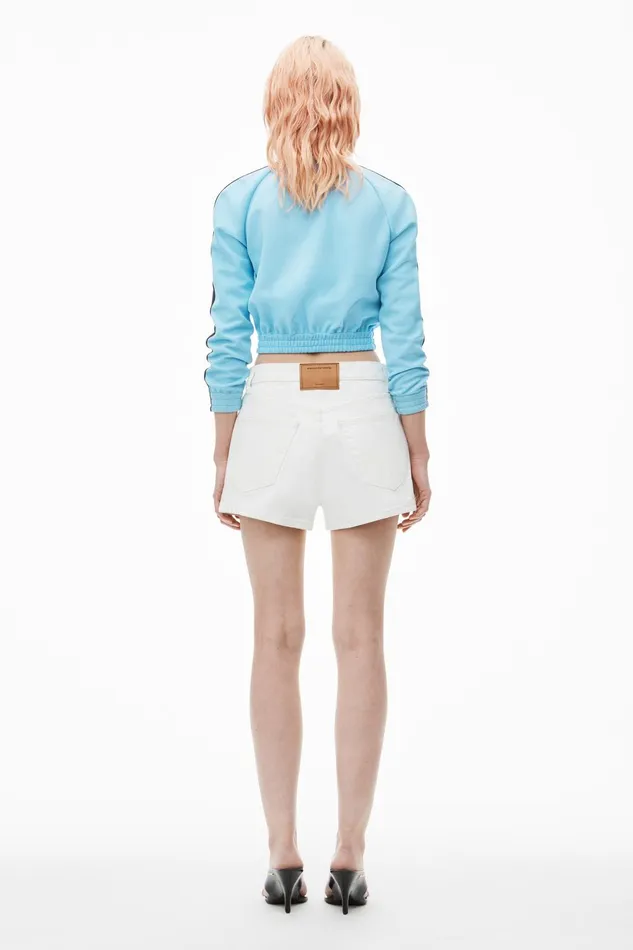Denim Women Alexander Wang Shorty HighRise Short In Denim