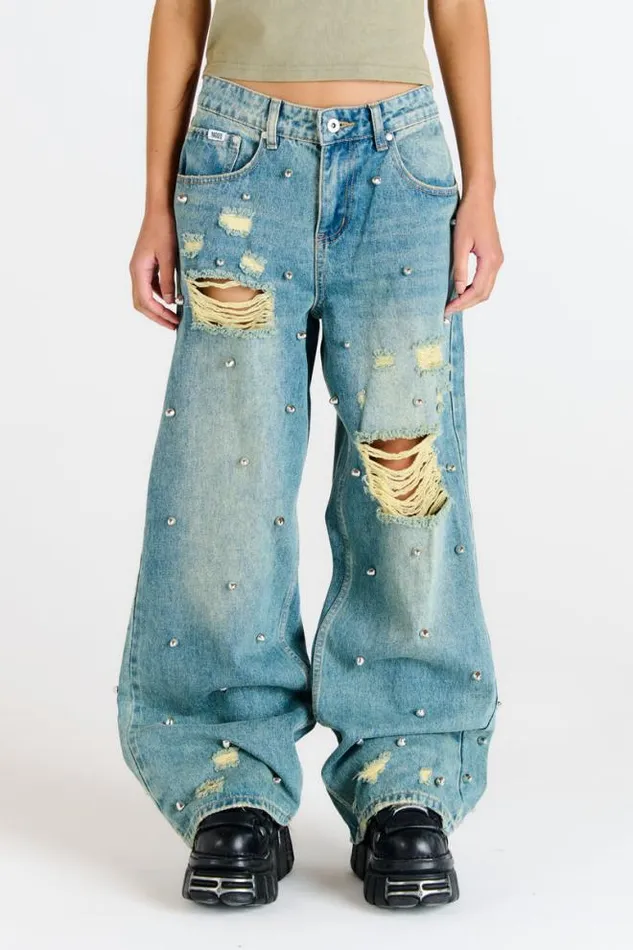 Dirty Wash Distressed Release Jean Women The Ragged Priest Jeans