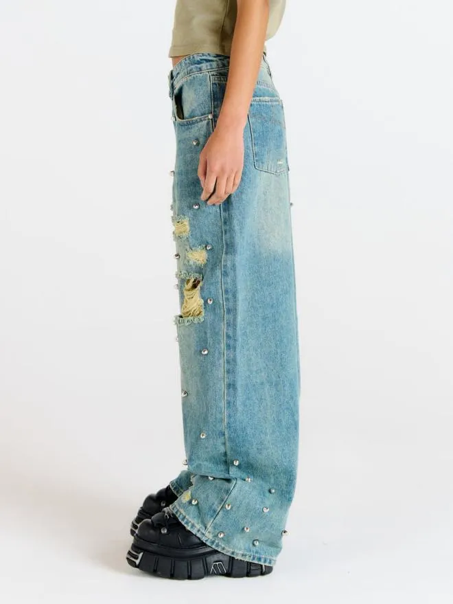 Dirty Wash Distressed Release Jean Women The Ragged Priest Jeans