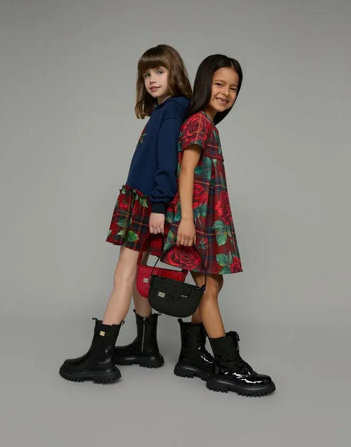 Dolce and Gabbana Accessories Children Patent Leather Shoulder Bag Black Dolce and Gabbana Accessories Children Patent Leather Shoulder Bag Black