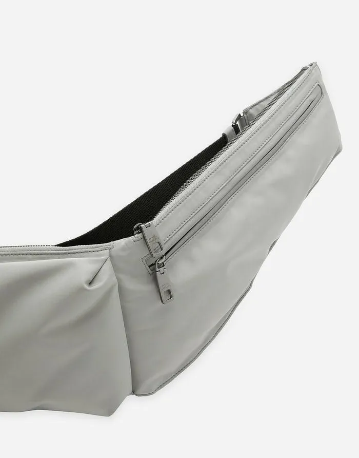 Dolce and Gabbana Backpacks And Fanny Packs Men Nylon Belt Bag Grey Dolce and Gabbana Backpacks And Fanny Packs Men Nylon Belt Bag Grey