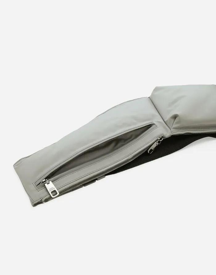 Dolce and Gabbana Backpacks And Fanny Packs Men Nylon Belt Bag Grey Dolce and Gabbana Backpacks And Fanny Packs Men Nylon Belt Bag Grey
