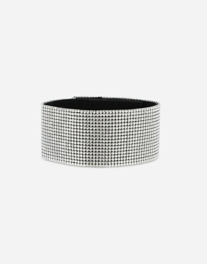 Dolce and Gabbana Bijoux Women KIM DOLCEandGABBANA Crystal Mesh Choker Crystal
