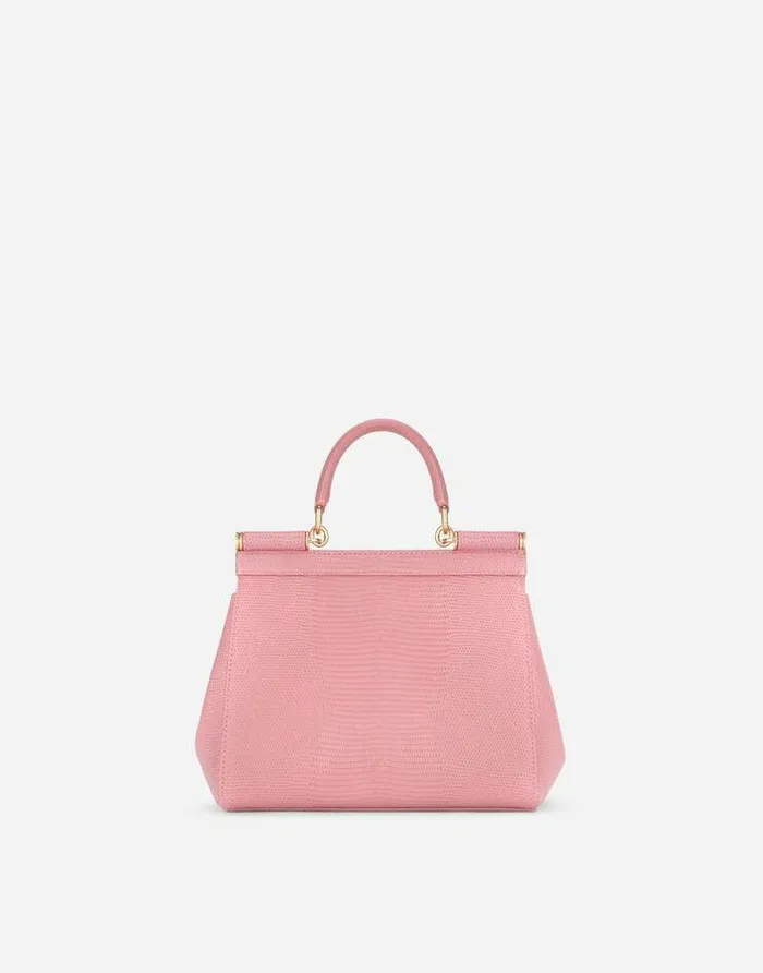 Dolce and Gabbana Handbags Women Medium Sicily Handbag Pink Dolce and Gabbana Handbags Women Medium Sicily Handbag Pink