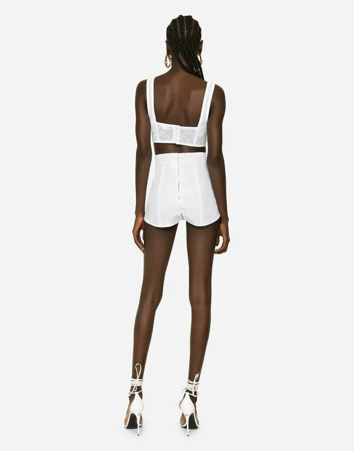 Dolce and Gabbana Shirts And Tops Women Corset Top White Dolce and Gabbana Shirts And Tops Women Corset Top White