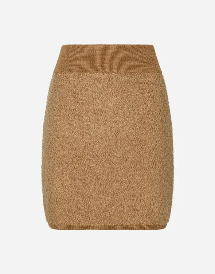 Dolce and Gabbana Skirts Women Short Cashmere And Alpaca Wool Skirt Multicolor