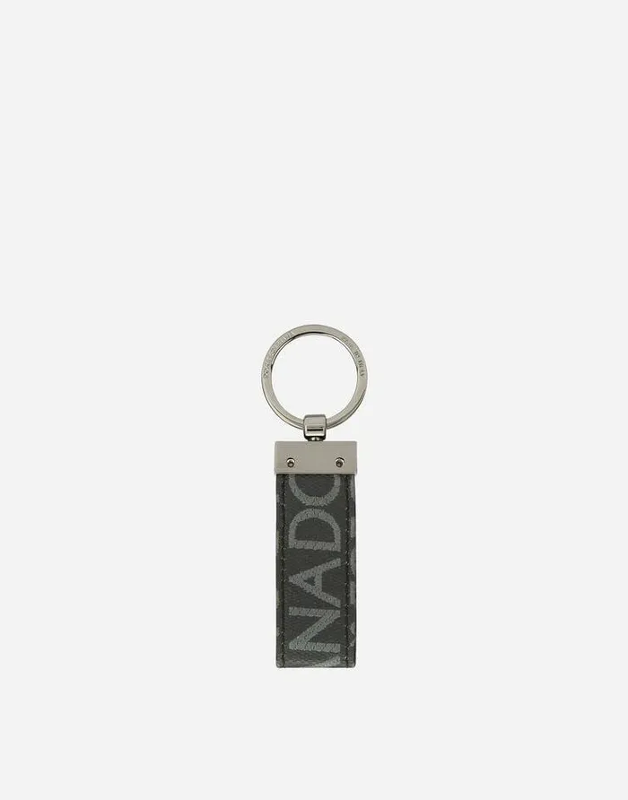 Dolce and Gabbana Wallets And Small Leather Goods Men Coated Jacquard Fabric Keychain Multicolor Dolce and Gabbana Wallets And Small Leather Goods Men Coated Jacquard Fabric Keychain Multicolor
