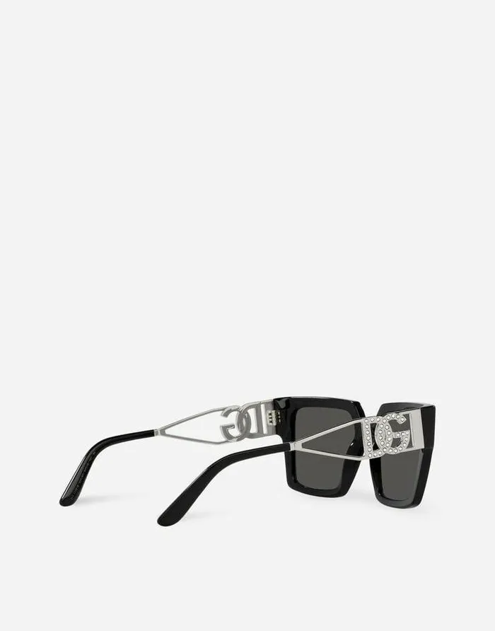 Dolce and Gabbana Wear It Like DGCelebs Women DG Diva Sunglasses Black Dolce and Gabbana Wear It Like DGCelebs Women DG Diva Sunglasses Black