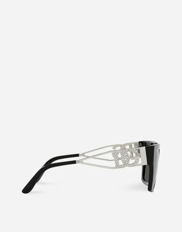 Dolce and Gabbana Wear It Like DGCelebs Women DG Diva Sunglasses Black Dolce and Gabbana Wear It Like DGCelebs Women DG Diva Sunglasses Black