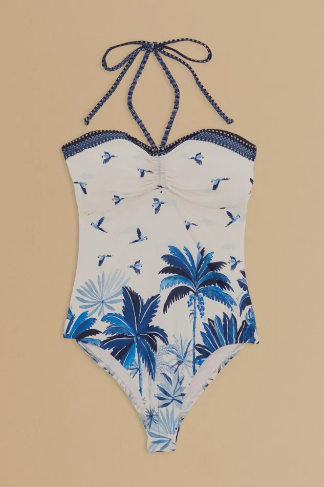 Dream Sky One Piece Swimsuit Women FARM Rio OnePiece Swimsuits