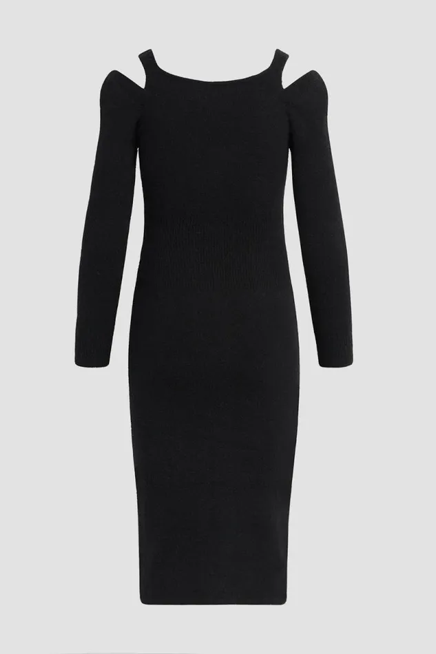 Dresses and Jumpsuits Women Hudson Jeans Melange Dress Black Dresses and Jumpsuits Women Hudson Jeans Melange Dress Black